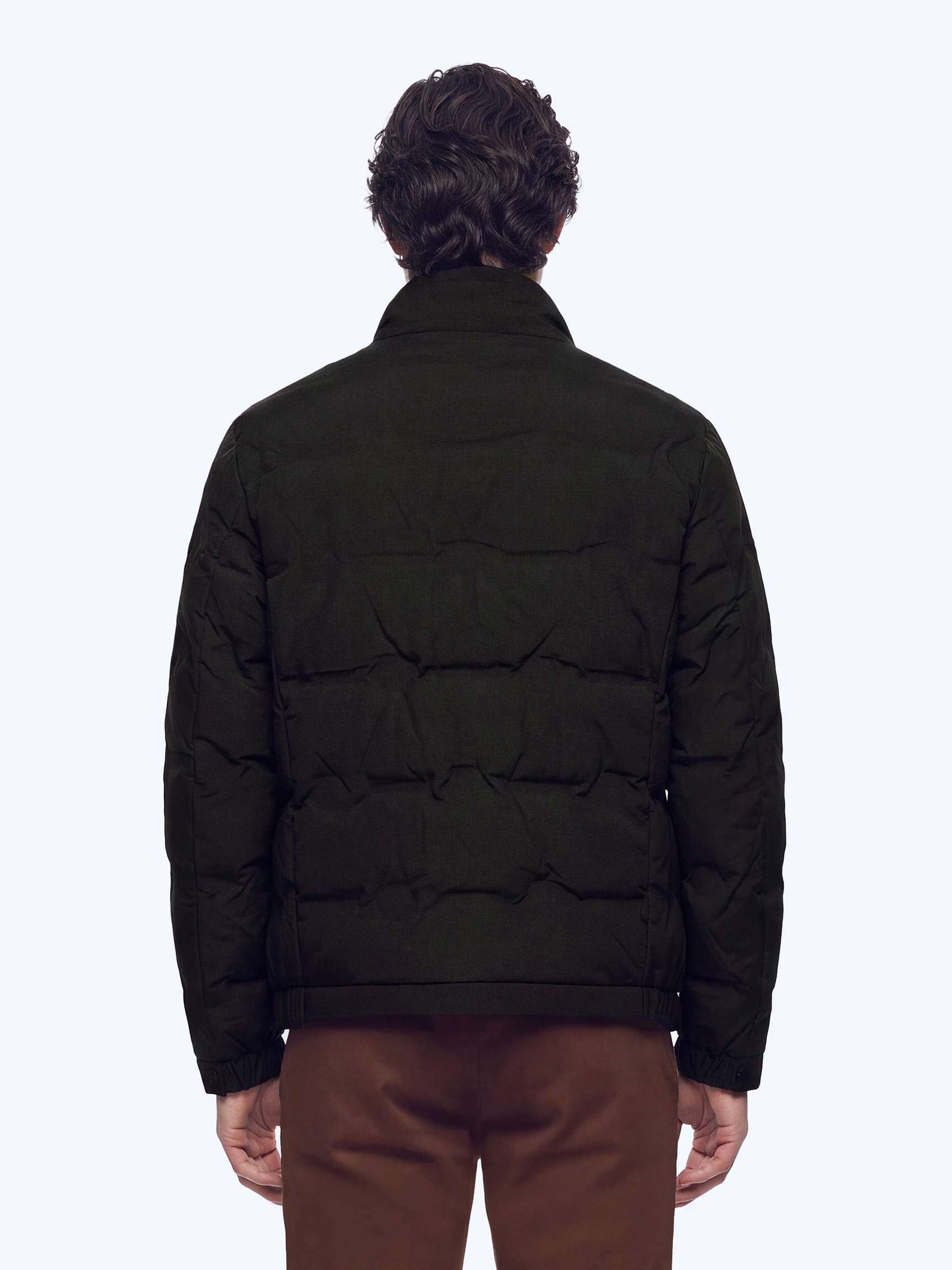 Чёрная утеплённая куртка с воротником-стойкой размеры XXL-6XL — Одежда — фото 4 — CLIMBER B.C.