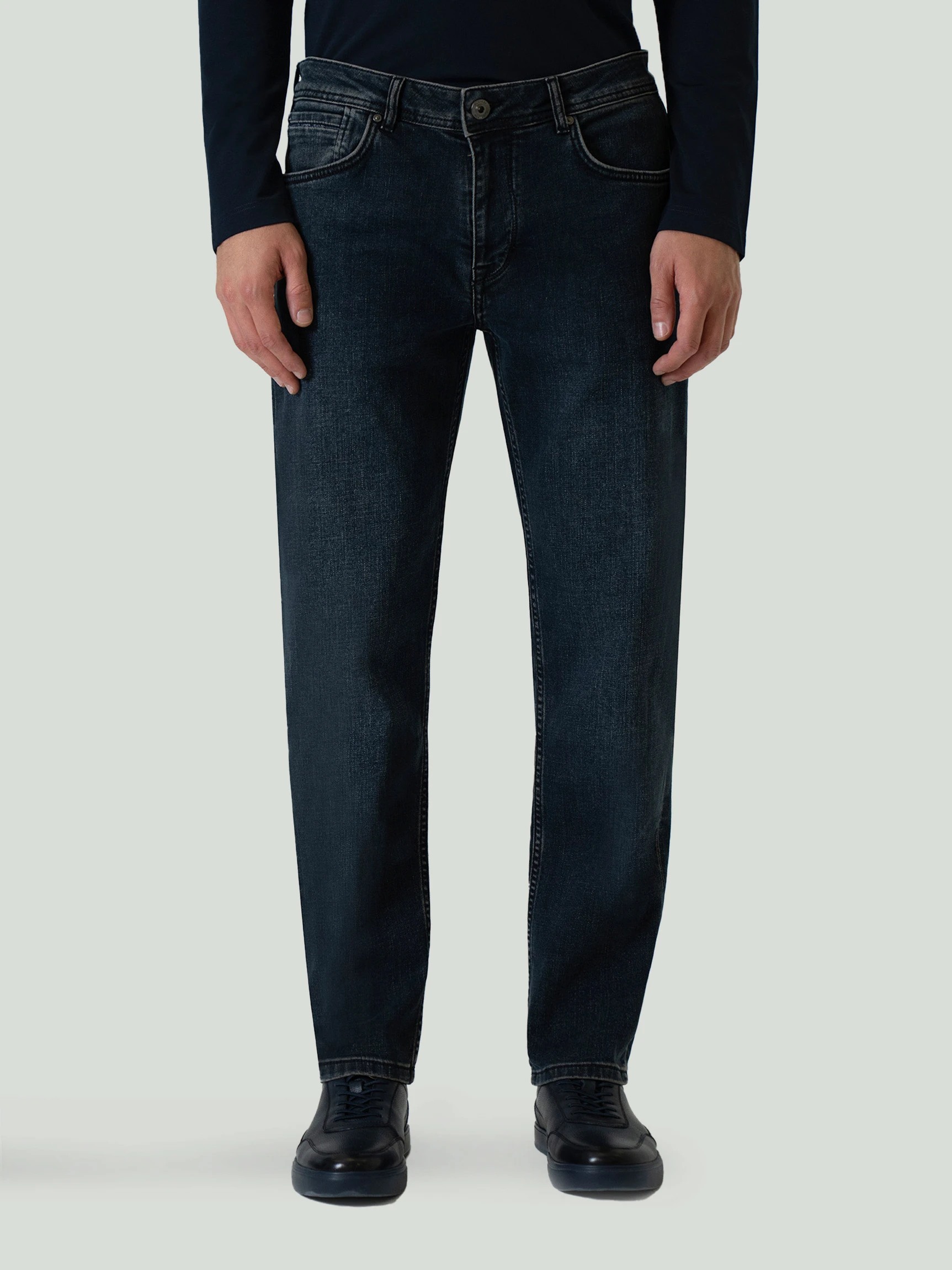 Тёмно-синие джинсы NORMAL FIT — Одежда — CLIMBER B.C.
