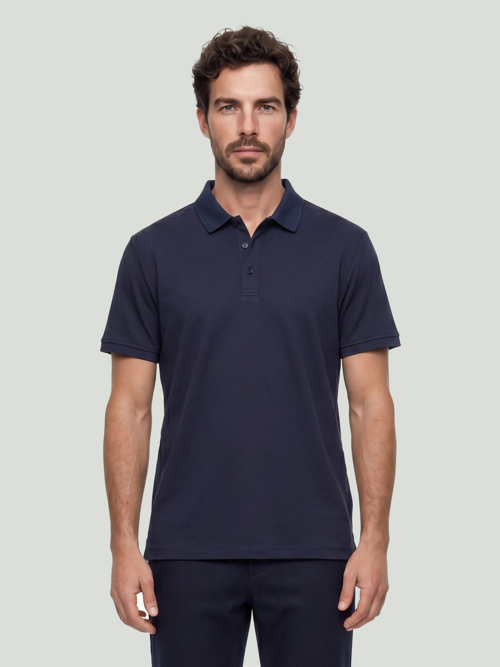 Тёмно-синее поло размеры 3XL-6XL — Одежда — фото 2 — CLIMBER B.C.