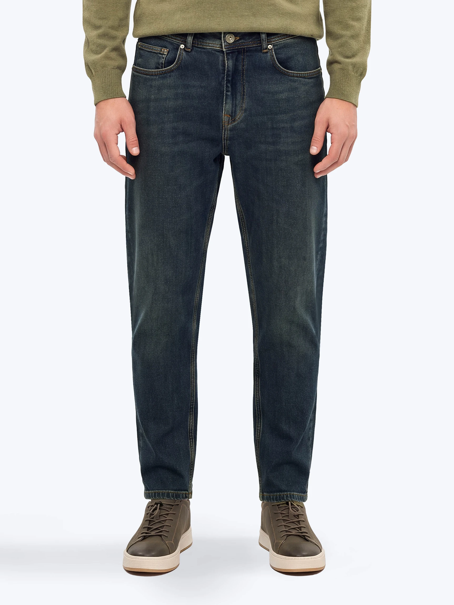 Серо-синие джинсы NORMAL FIT — Одежда — CLIMBER B.C.