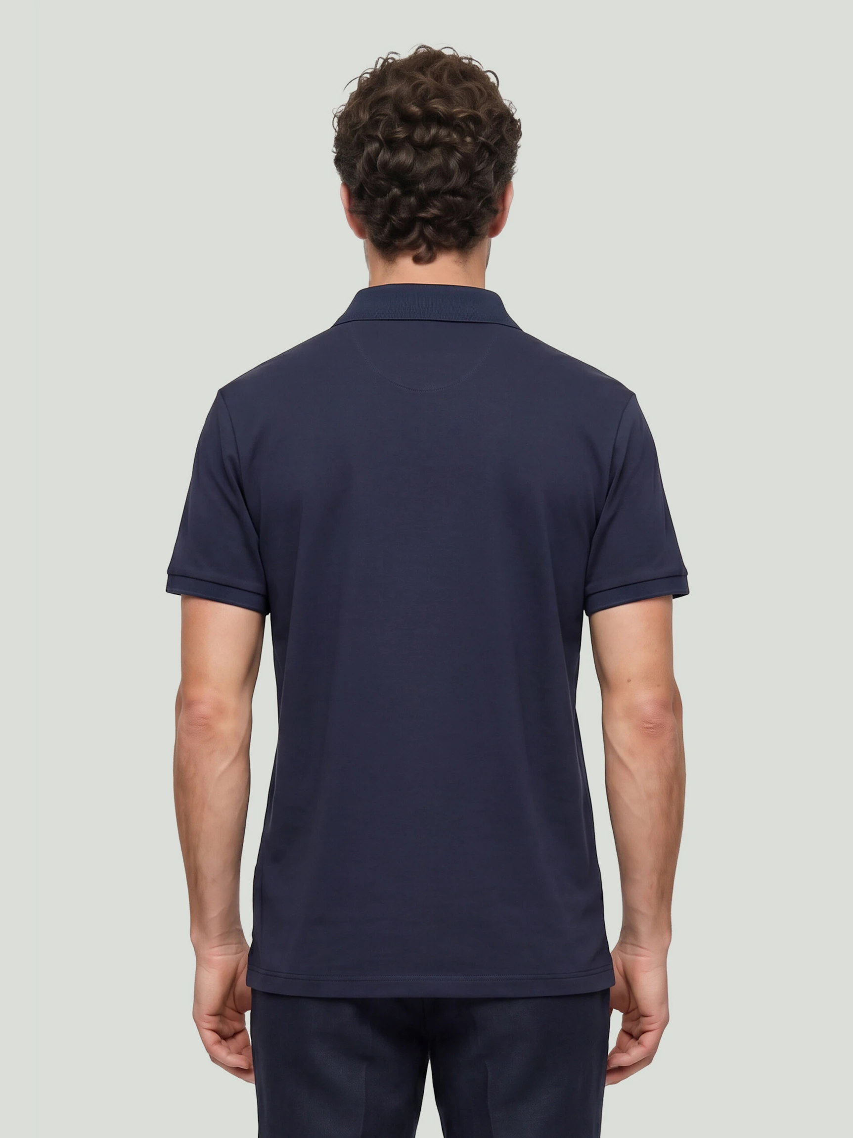 Тёмно-синее поло размеры 3XL-6XL — Одежда — фото 3 — CLIMBER B.C.