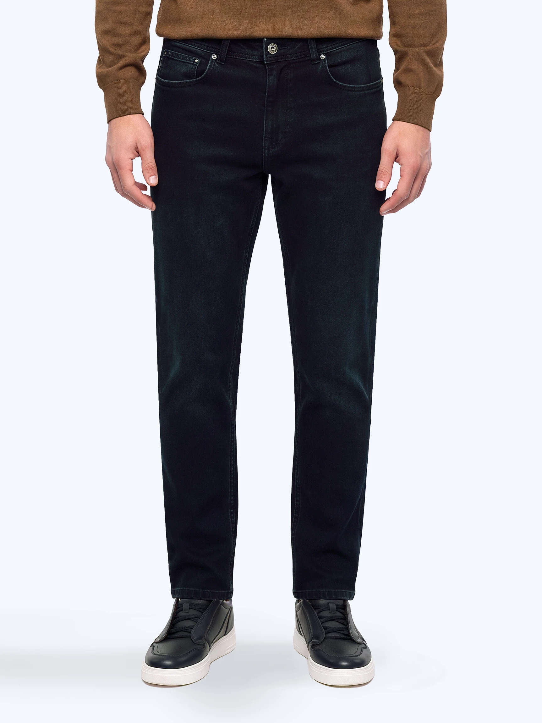 Тёмно-синие джинсы NORMAL FIT — Одежда — CLIMBER B.C.