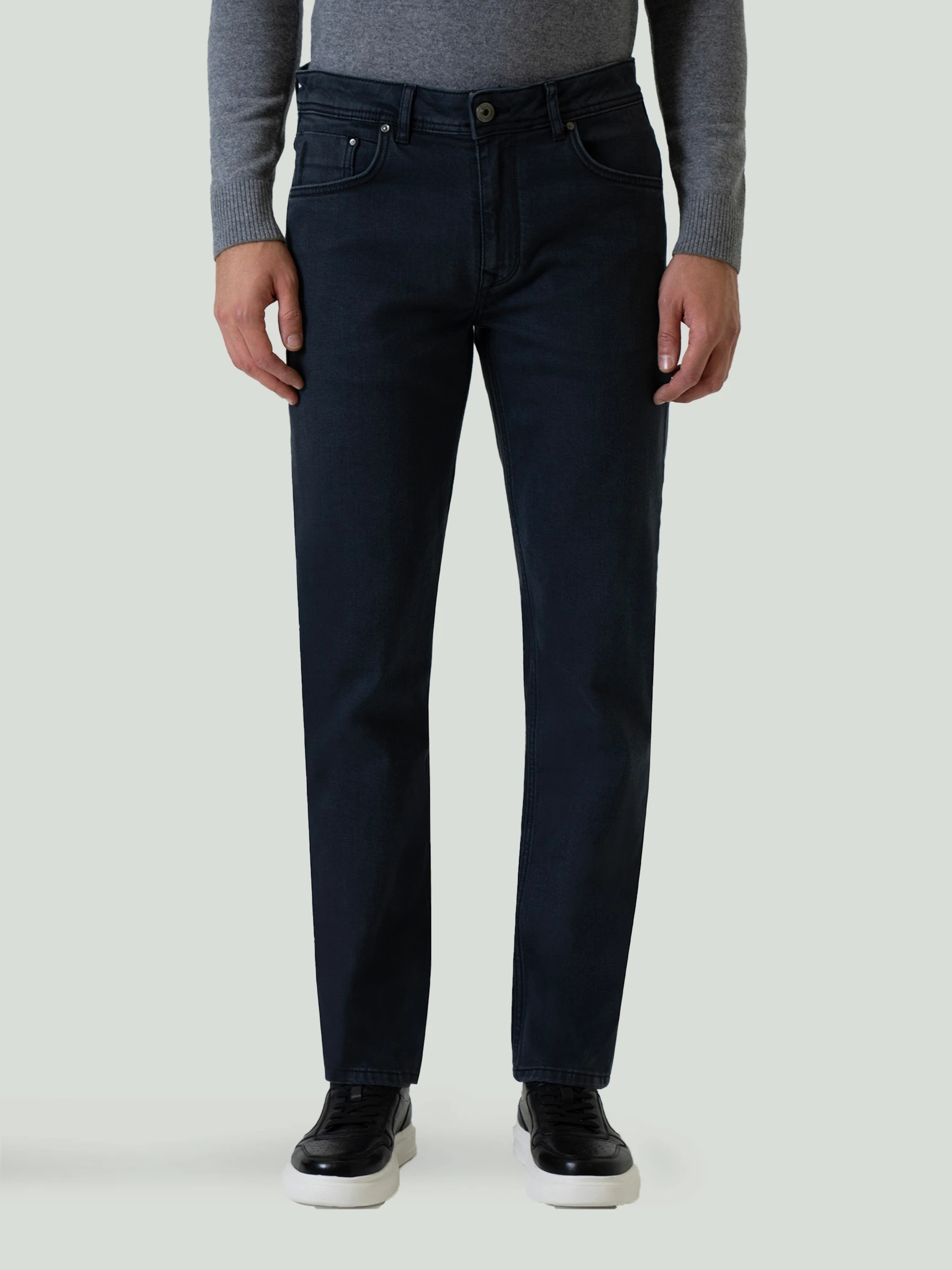 Чёрно-серые джинсы NORMAL FIT — Одежда — CLIMBER B.C.