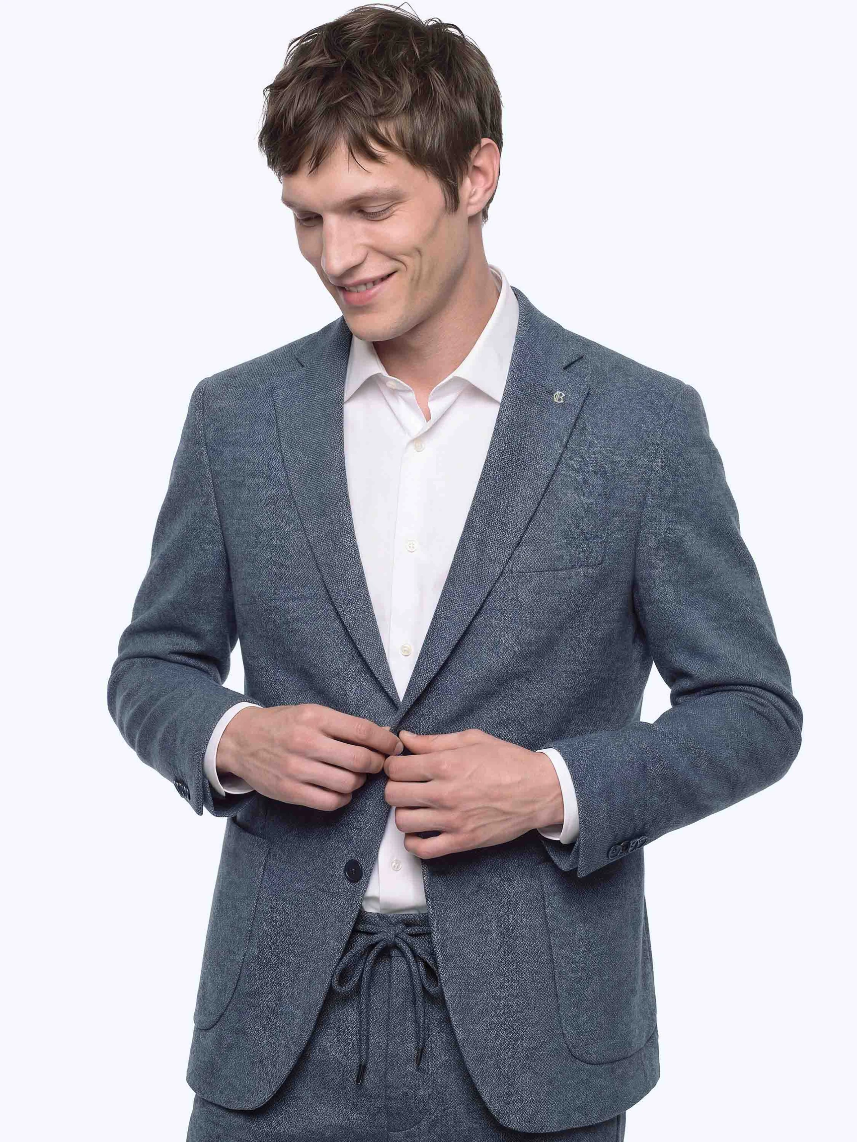 Серо-синий пиджак TRAVEL — Одежда — CLIMBER B.C.