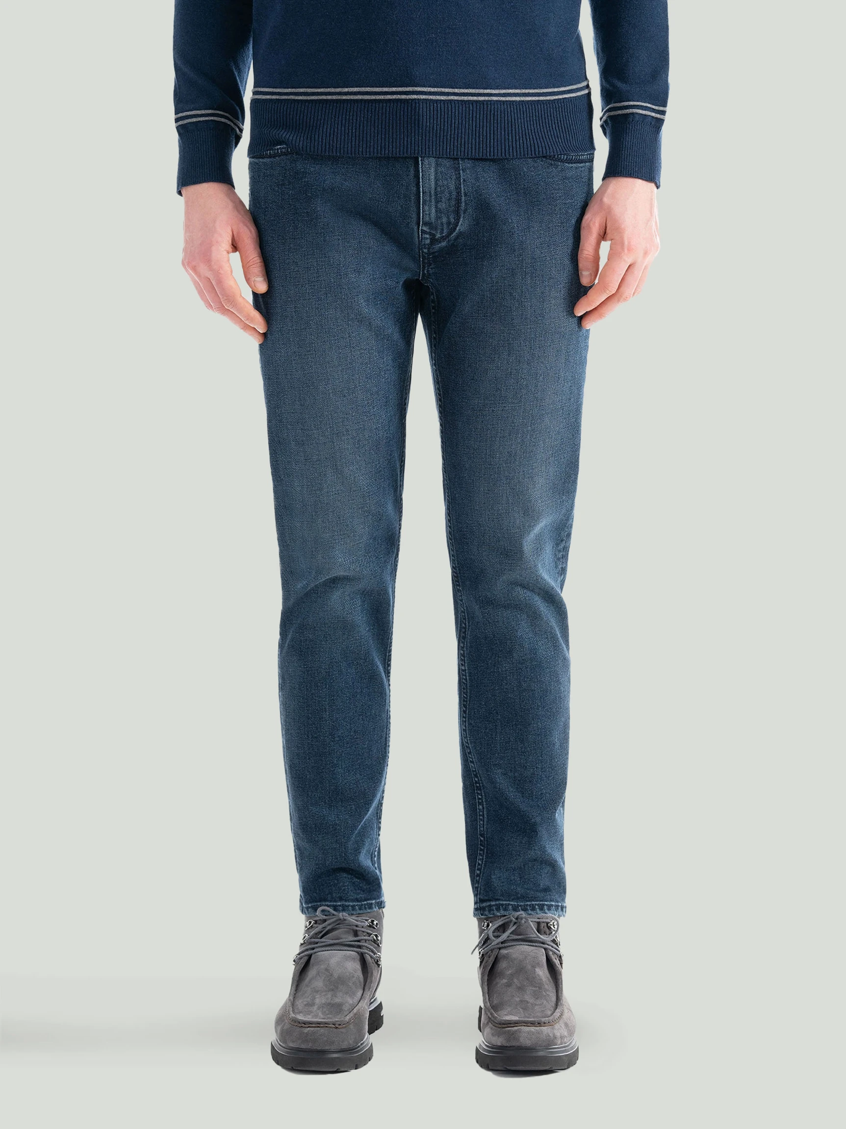 Тёмно-синие джинсы NORMAL FIT — Одежда — CLIMBER B.C.