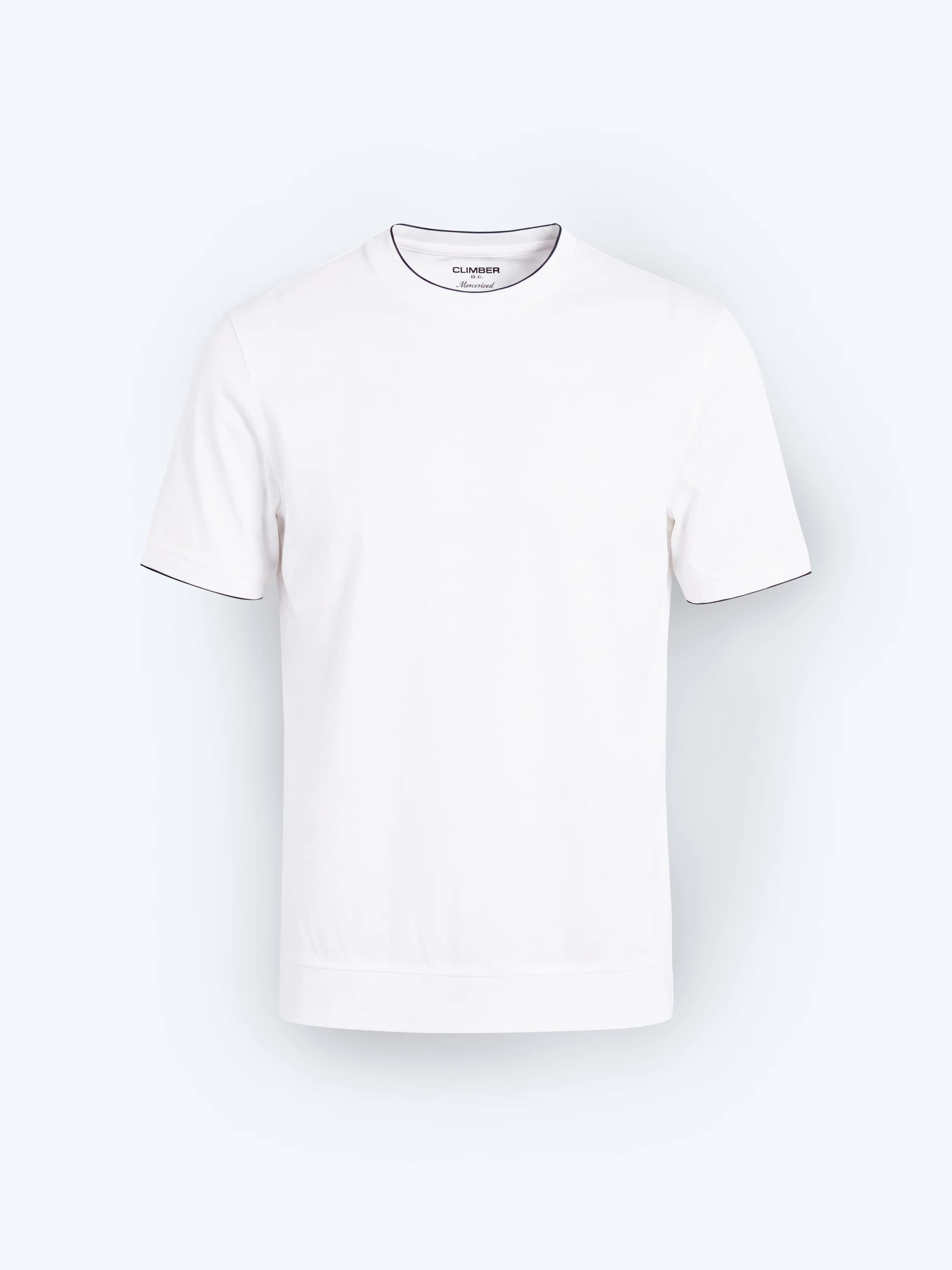 Белая футболка из мерсеризованного хлопка размеры 3XL-6XL — Одежда — CLIMBER B.C.