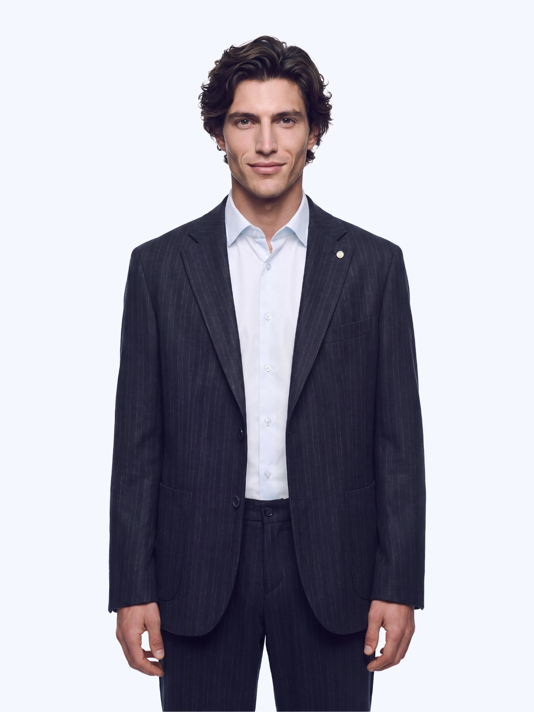 Тёмно-синий пиджак TRAVEL — Одежда — CLIMBER B.C.