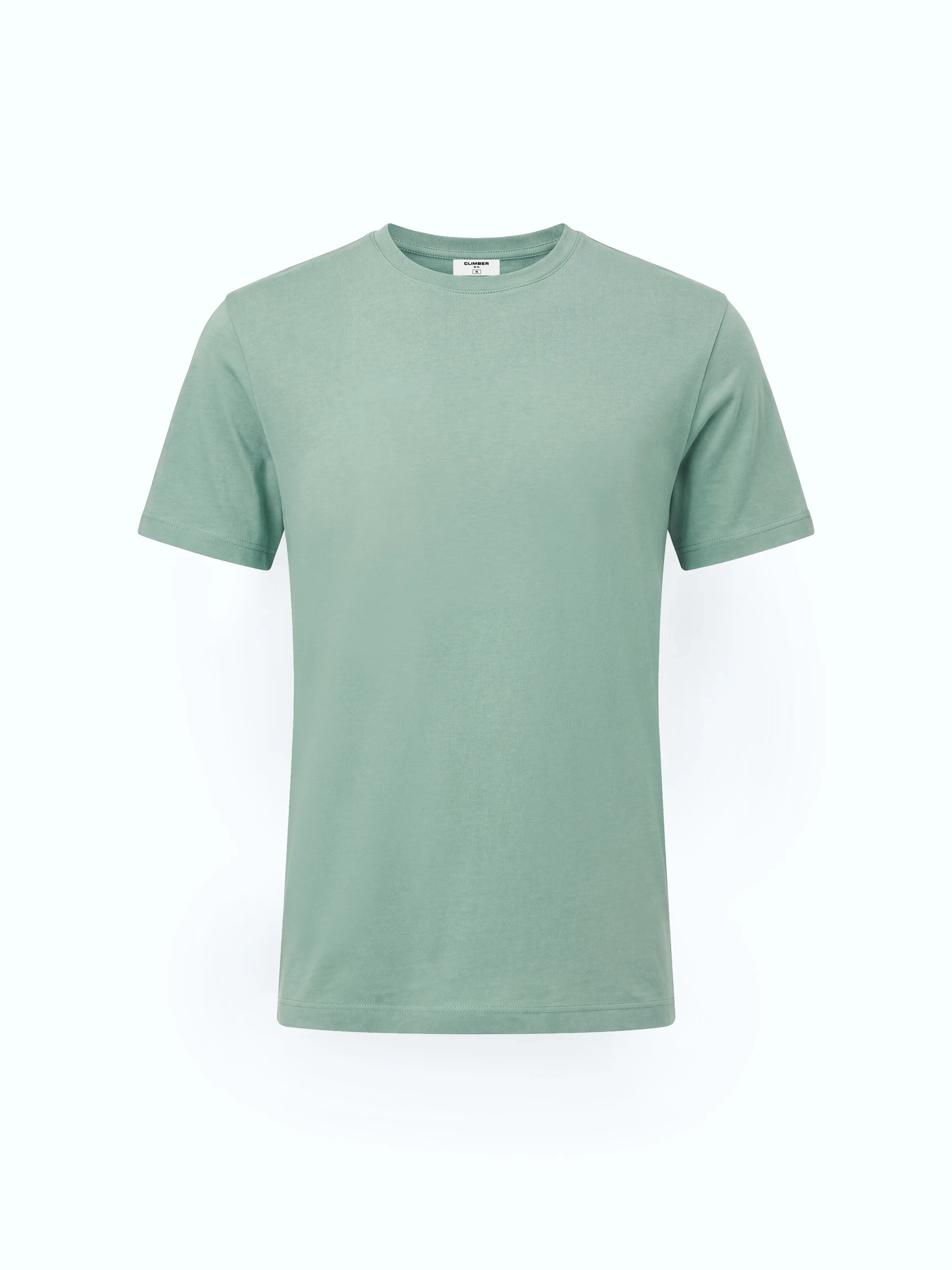 Зелёная футболка из мерсеризованного хлопка размеры XXL-6XL — Одежда — фото 5 — CLIMBER B.C.