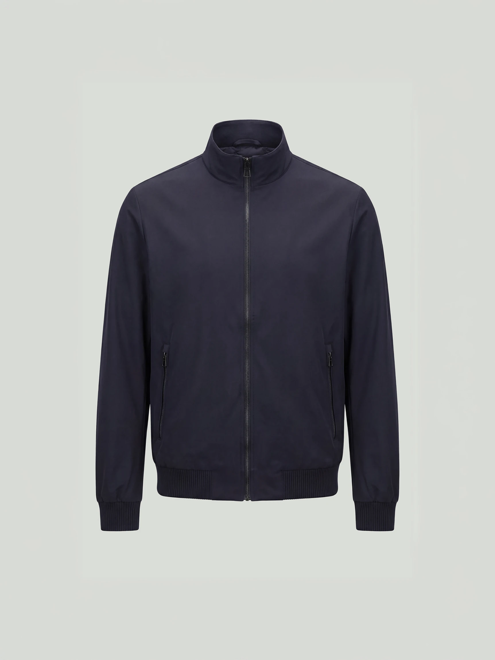 Тёмно-синяя куртка с воротником-стойкой размеры XXL-6XL — Одежда — CLIMBER B.C.