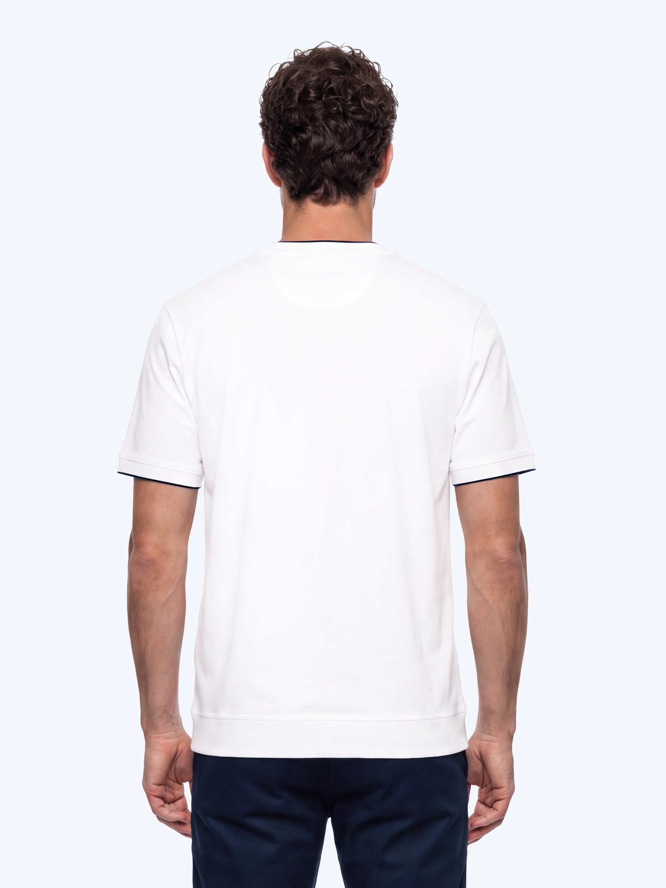 Белая футболка из мерсеризованного хлопка размеры 3XL-6XL — Одежда — фото 3 — CLIMBER B.C.