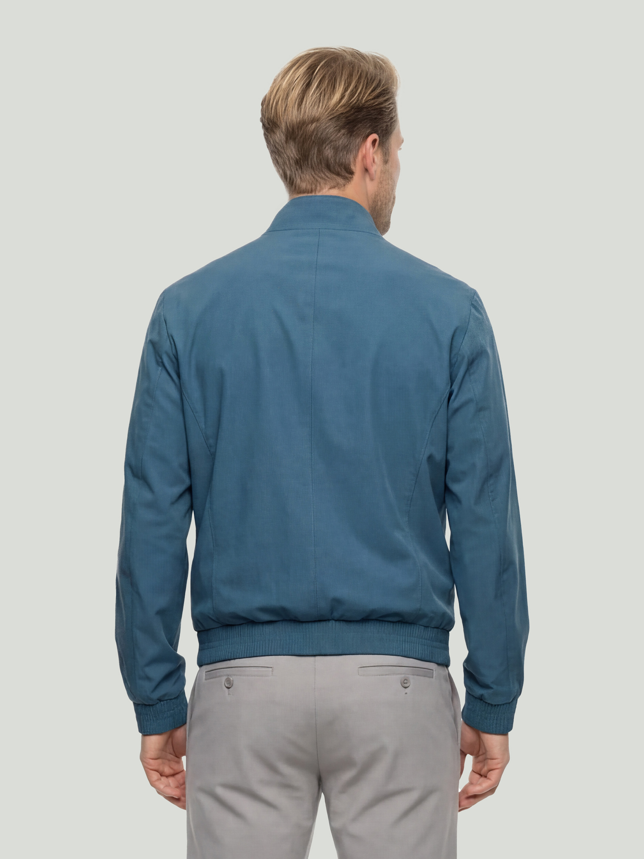 Синяя куртка с воротником-стойкой размеры XXL-6XL — Одежда — фото 3 — CLIMBER B.C.