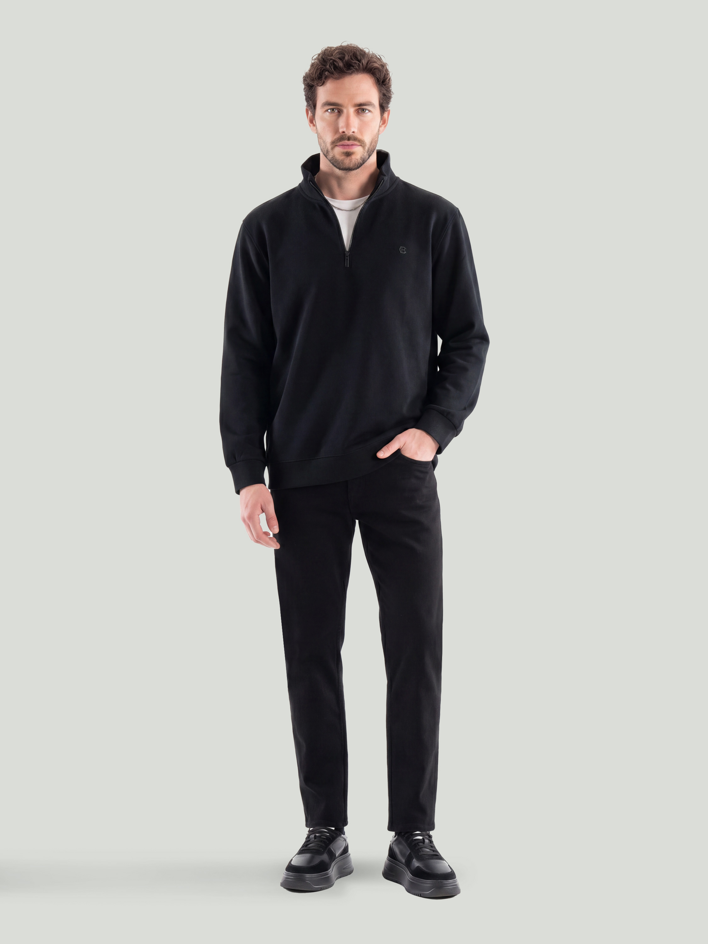 Чёрные джинсы NORMAL FIT — Одежда — CLIMBER B.C.