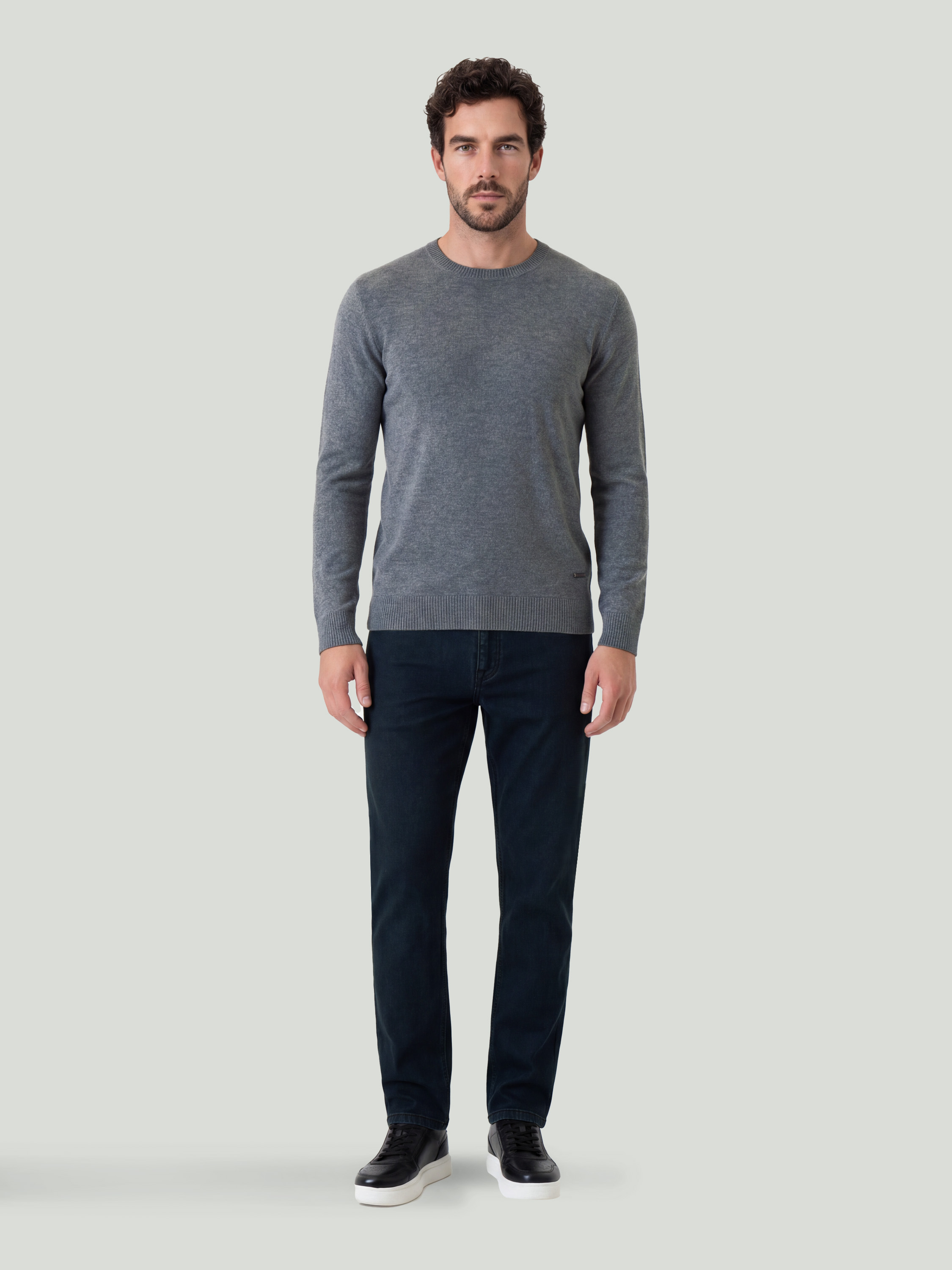 Чёрно-серые джинсы NORMAL FIT — Одежда — CLIMBER B.C.